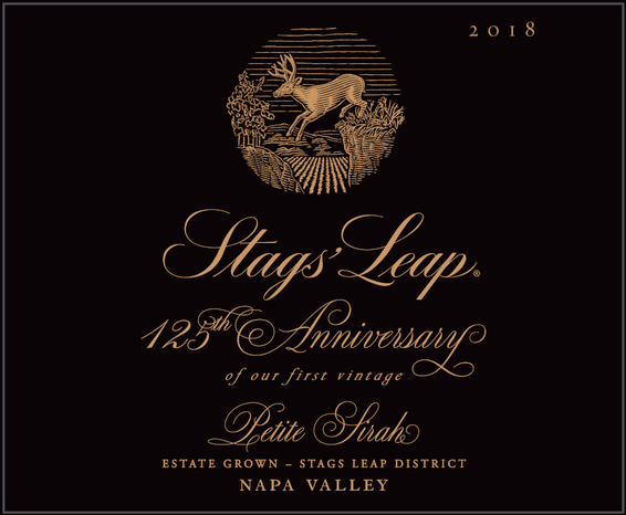 2018 Stags' Leap 125th Anniversary Petite Sirah Magnum Front Label