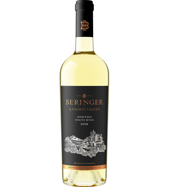2019 Beringer Meritage Knights Valley White Blend Bottle Shot