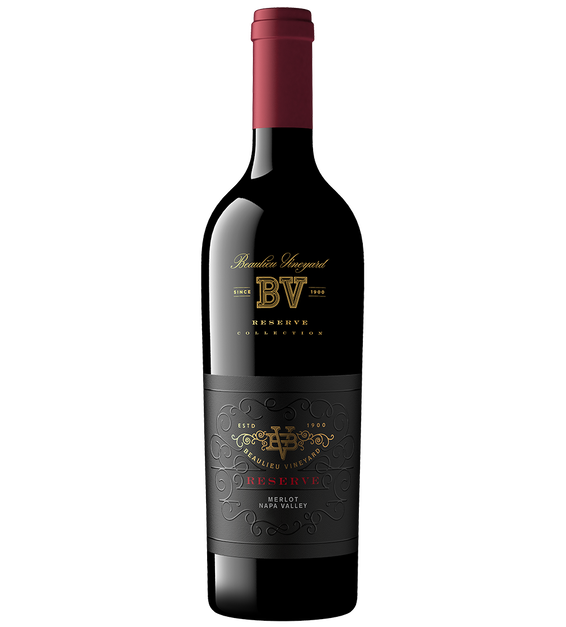 2020 Beaulieu Vineyard Reserve Napa Valley Merlot Bottle Shot