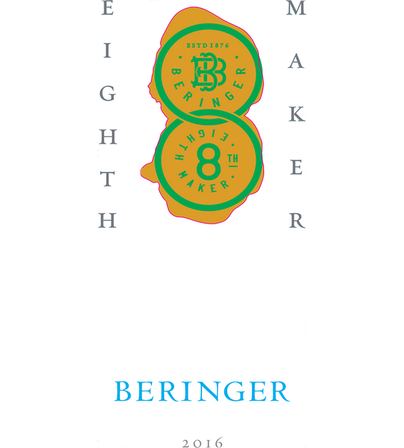 2016 Beringer 8th Maker Napa Valley Cabernet Sauvignon Front Label