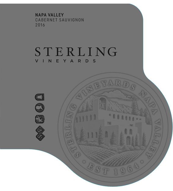 2016 Sterling Vineyards Napa Valley Cabernet Sauvignon Front Label