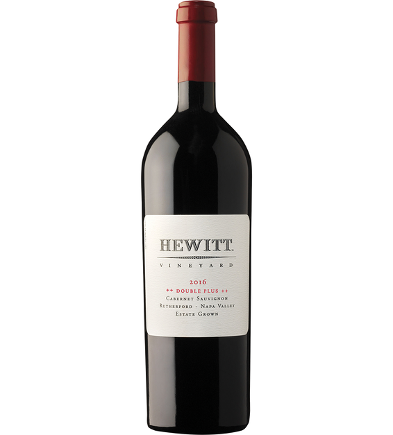 2016 Hewitt Vineyard Double Plus Rutherford Cabernet Sauvignon Bottle Shot