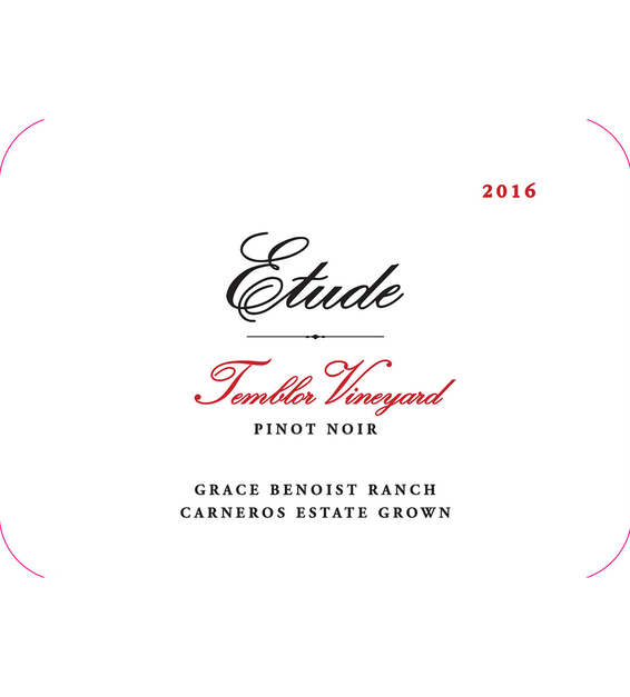 2016 Temblor Vineyard Pinot Noir