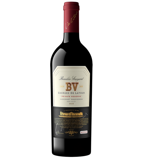 2020 Beaulieu Vineyard Georges de Latour Private Reserve Napa Valley Cabernet Sauvignon Bottle Shot