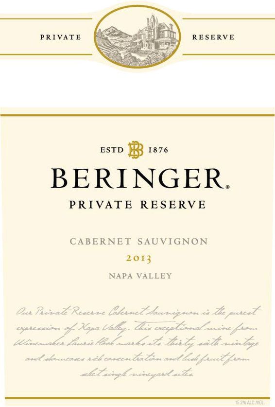 2013 Beringer Private Reserve Napa Valley Cabernet Sauvignon Magnum