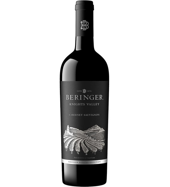 2019 Beringer Knights Valley Cabernet Sauvignon Bottle Shot
