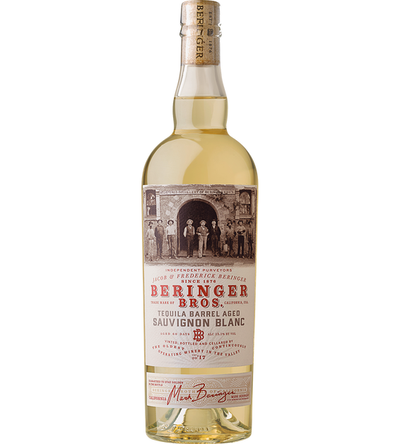 2017 Beringer Brothers Tequila Barrel Aged Sauvignon Blanc Back Label