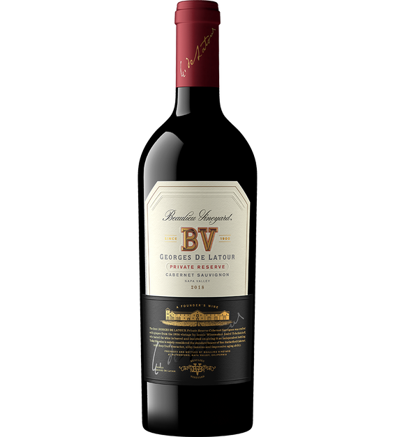 2018 Beaulieu Vineyard Private Reserve Georges de Latour Napa Valley Cabernet Sauvignon Bottle Shot