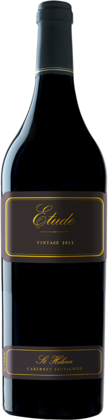 Etude 2013 St. Helena Cabernet Sauvignon Bottle Shot