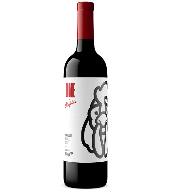 2021 One by Penfolds France Vin Rouge Bottle Shot