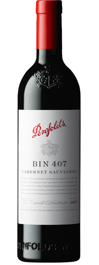 2017 Penfolds Bin 407 South Australia Cabernet Sauvignon Bottle