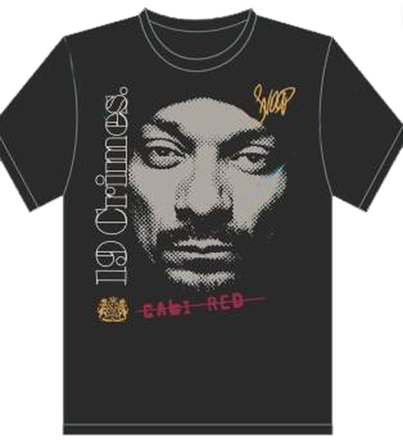 19 Crimes Snoop Dogg T Shirt Size Extra Large